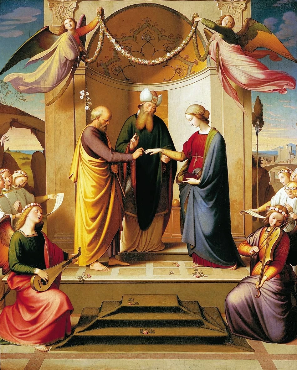 Friedrich Overbeck - Il matrimonio della Vergine, Muzeum Narodowe w Poznaniu